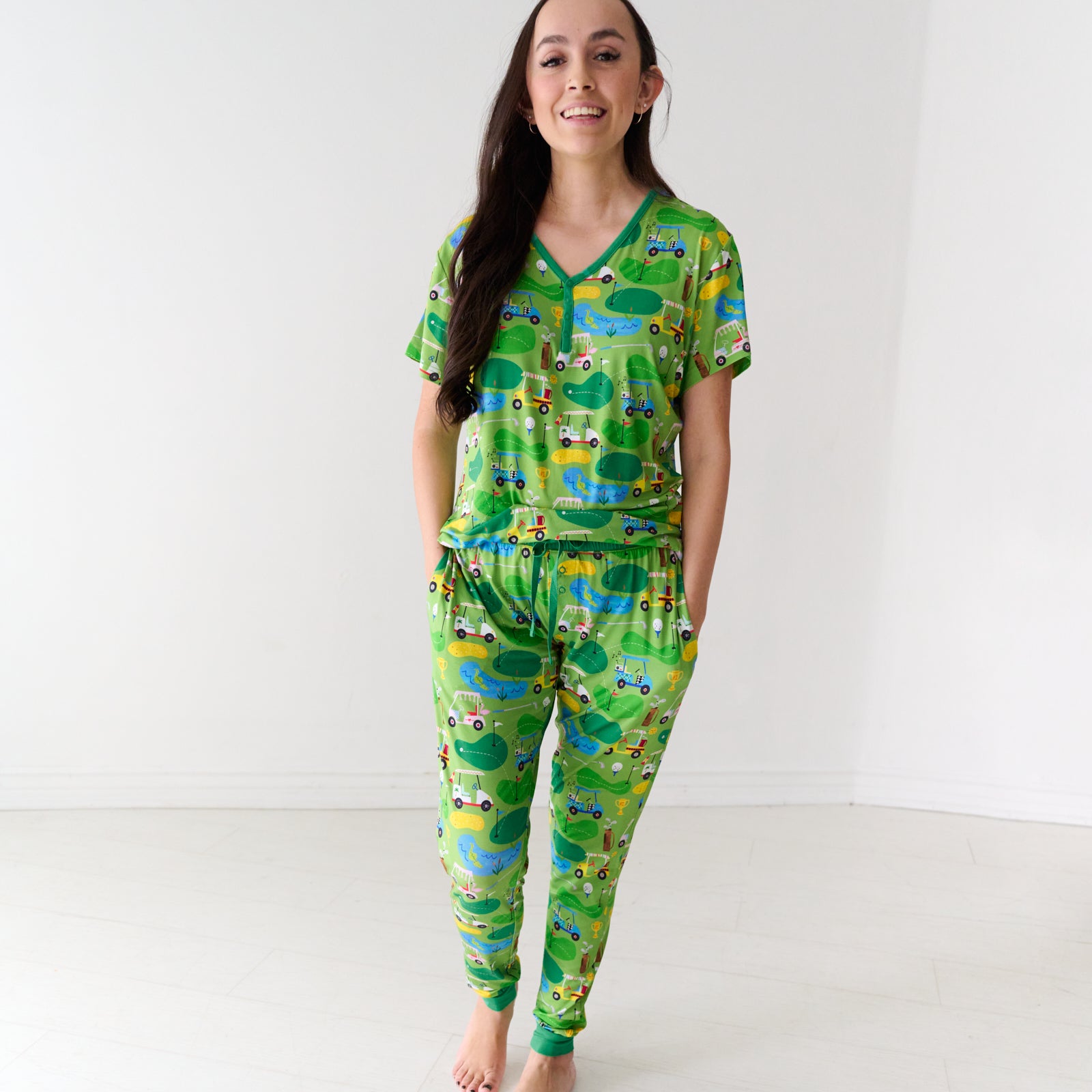 Fairway Fun Women's Short Sleeve Pajama Top - Image 2