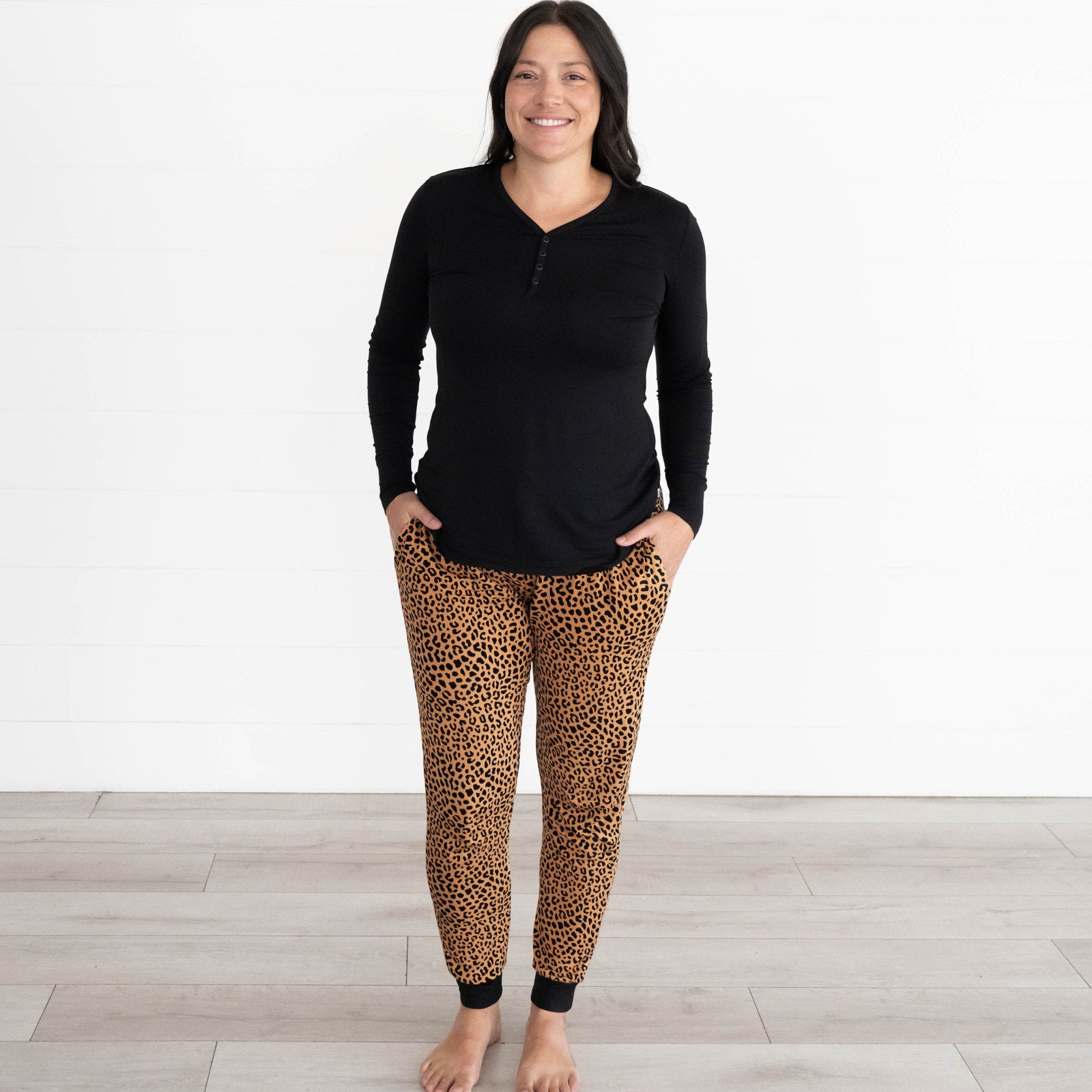 Classic Leopard Women's Pajama Pants - Image 2