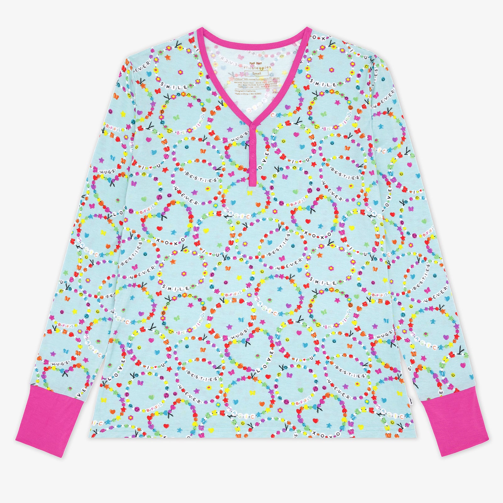 Friends Forever Women's Long Sleeve Pajama Top - Image 3