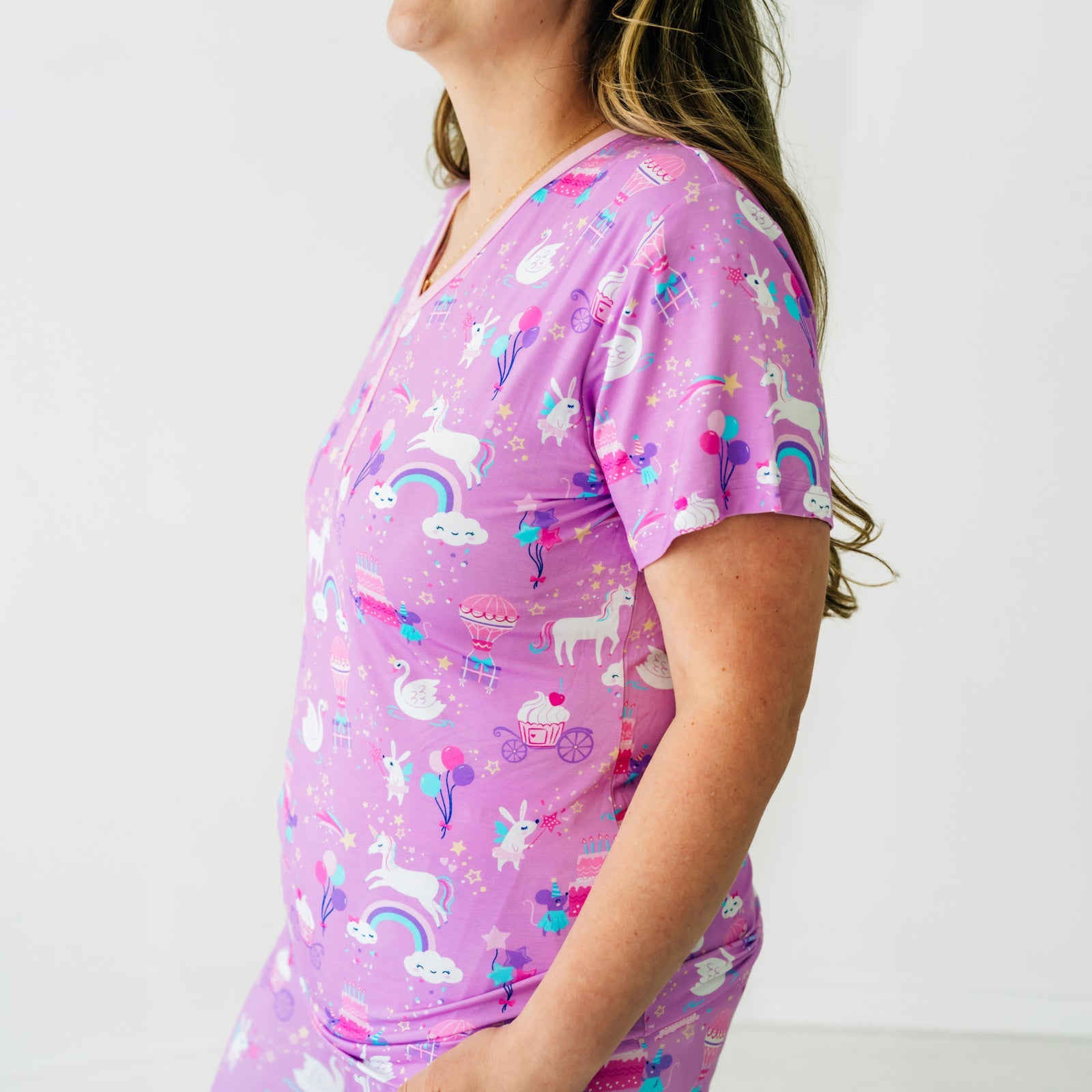 Magical Birthday Women's Short Sleeve Pajama Top - Image 5