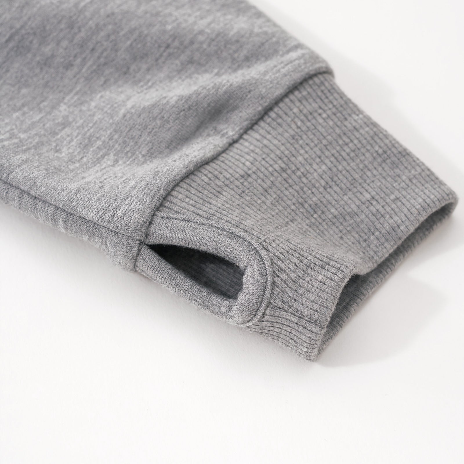 Heather Gray Zip Hoodie - Image 6