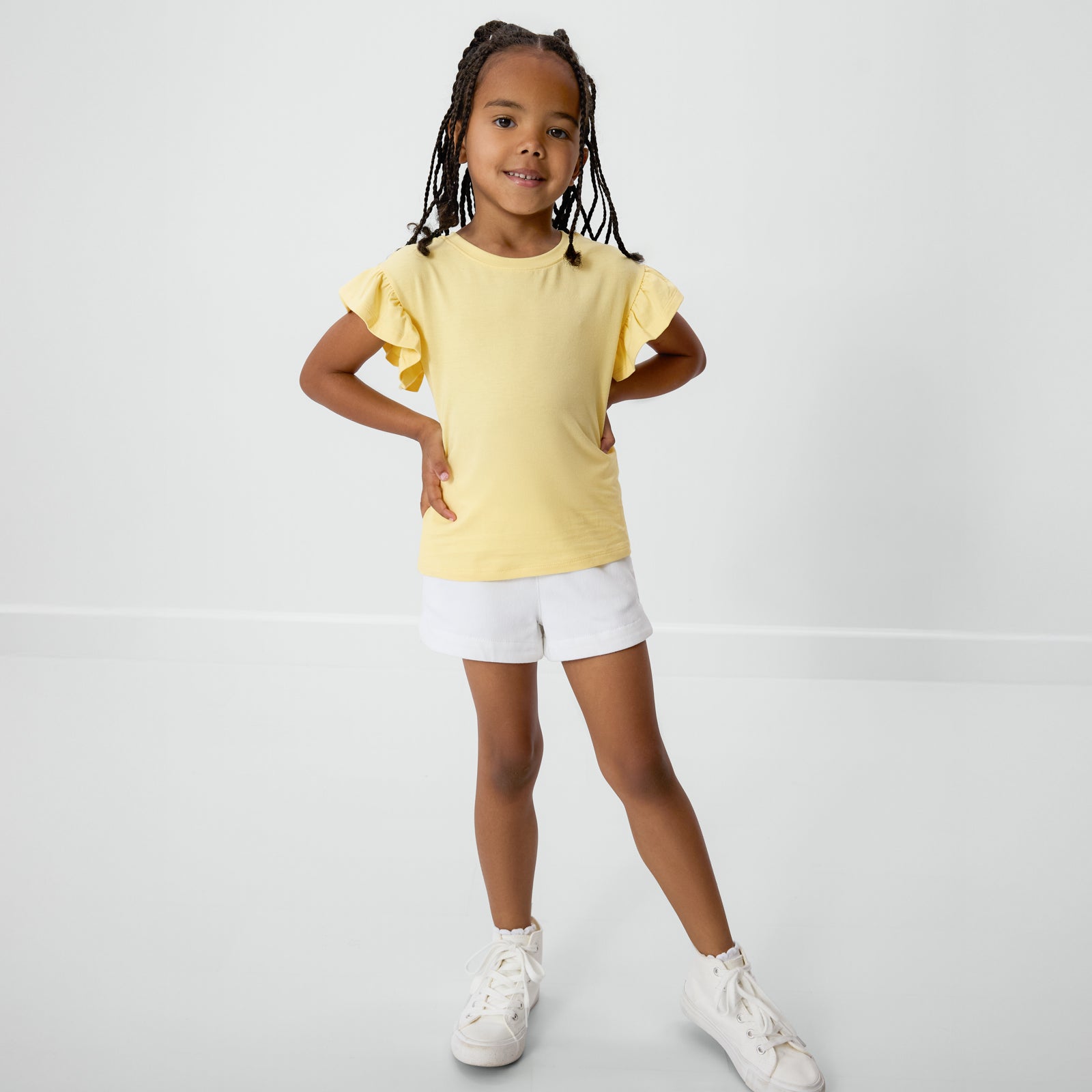 Lemon Twist Flutter Tee - Image 4