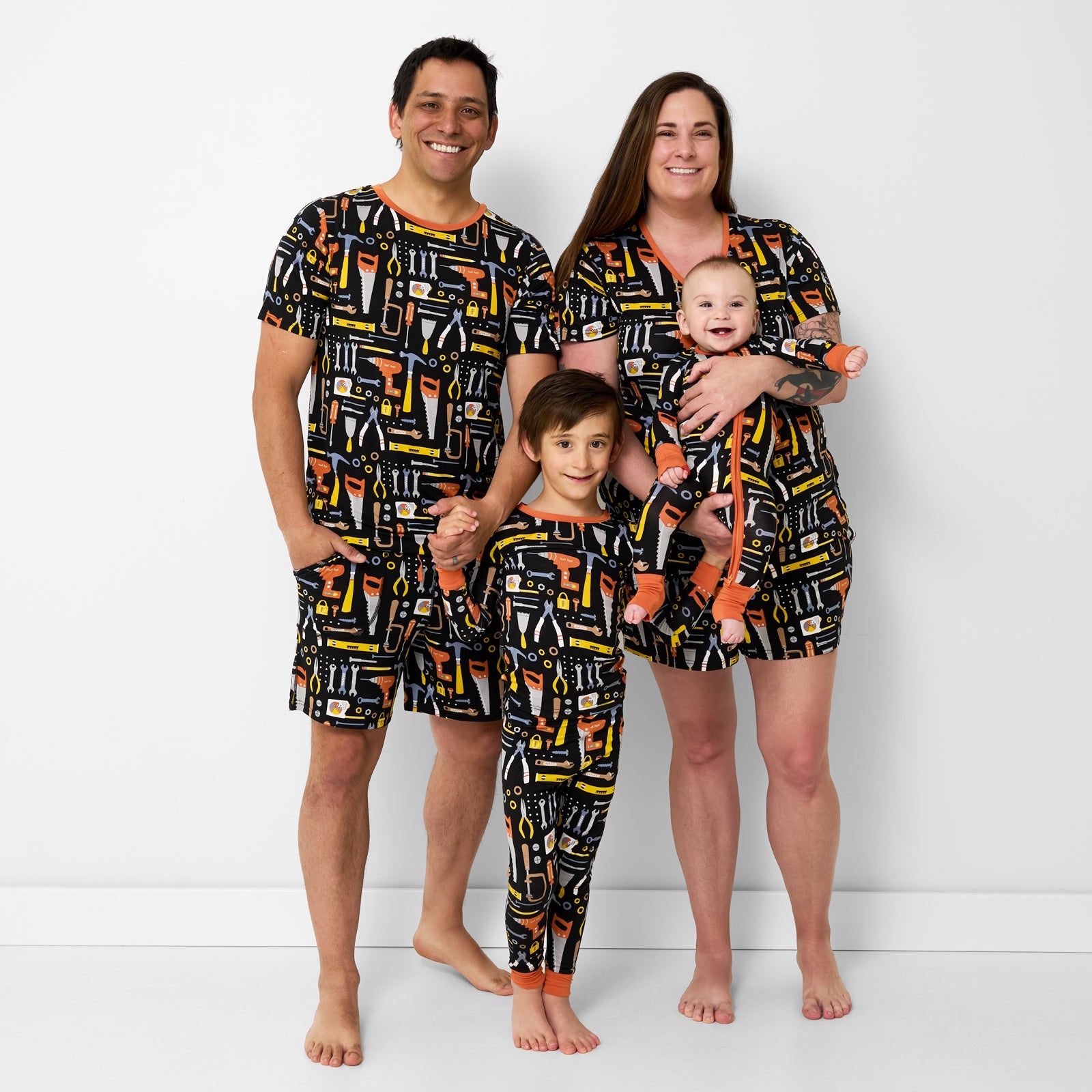 Little Builders Men's Short Sleeve Pajama Top - Image 5