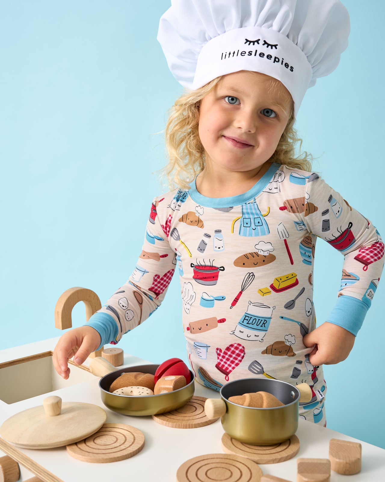 Little Chef Two-Piece Pajama Set - Image 3