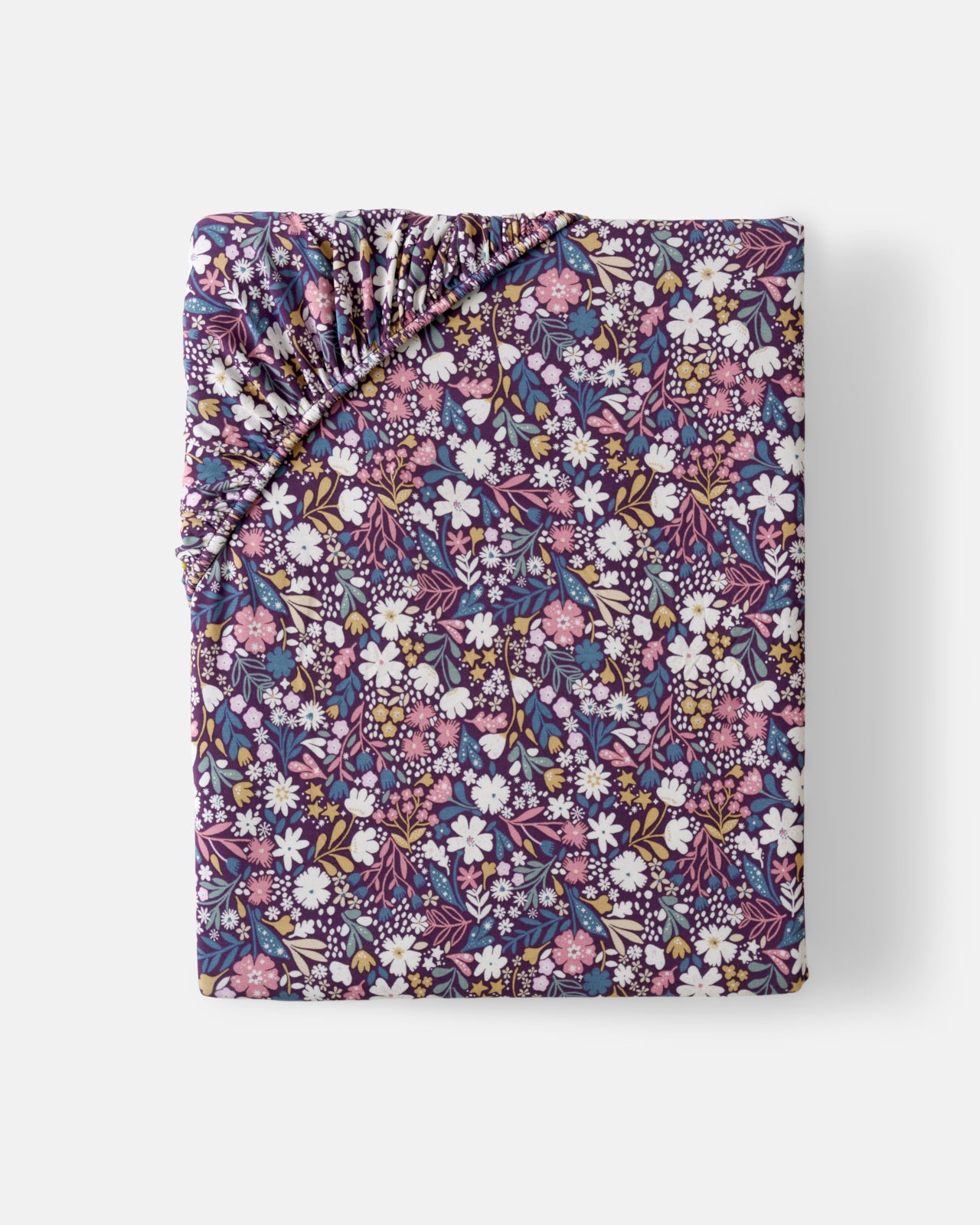 Midnight Petals Fitted Crib Sheet - Image 4