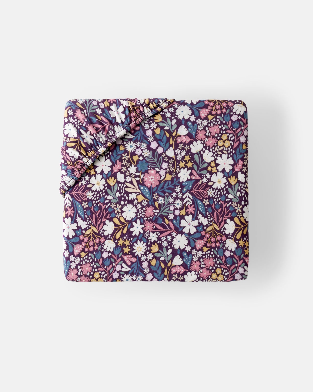 Midnight Petals Fitted Crib Sheet - Image 5