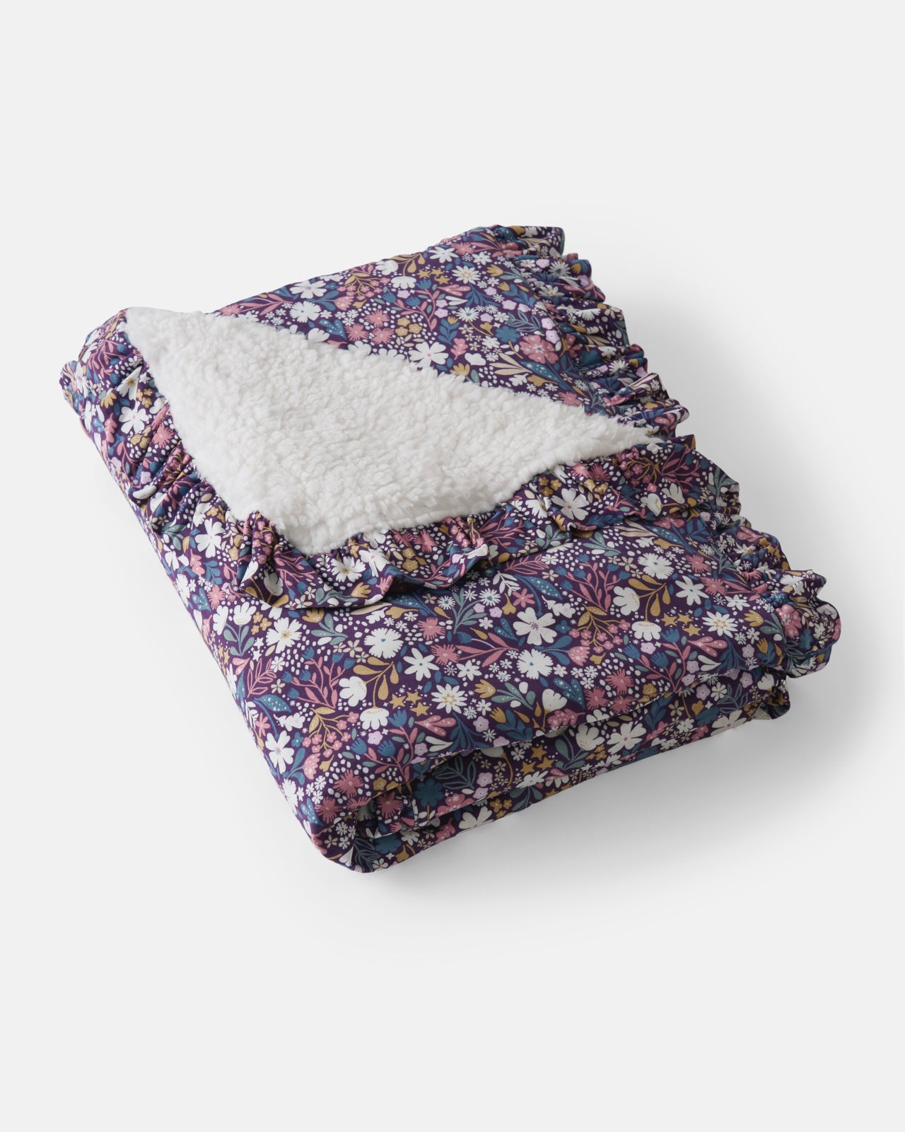 Midnight Petals Ruffle Mini Cloud Blanket® - Image 4