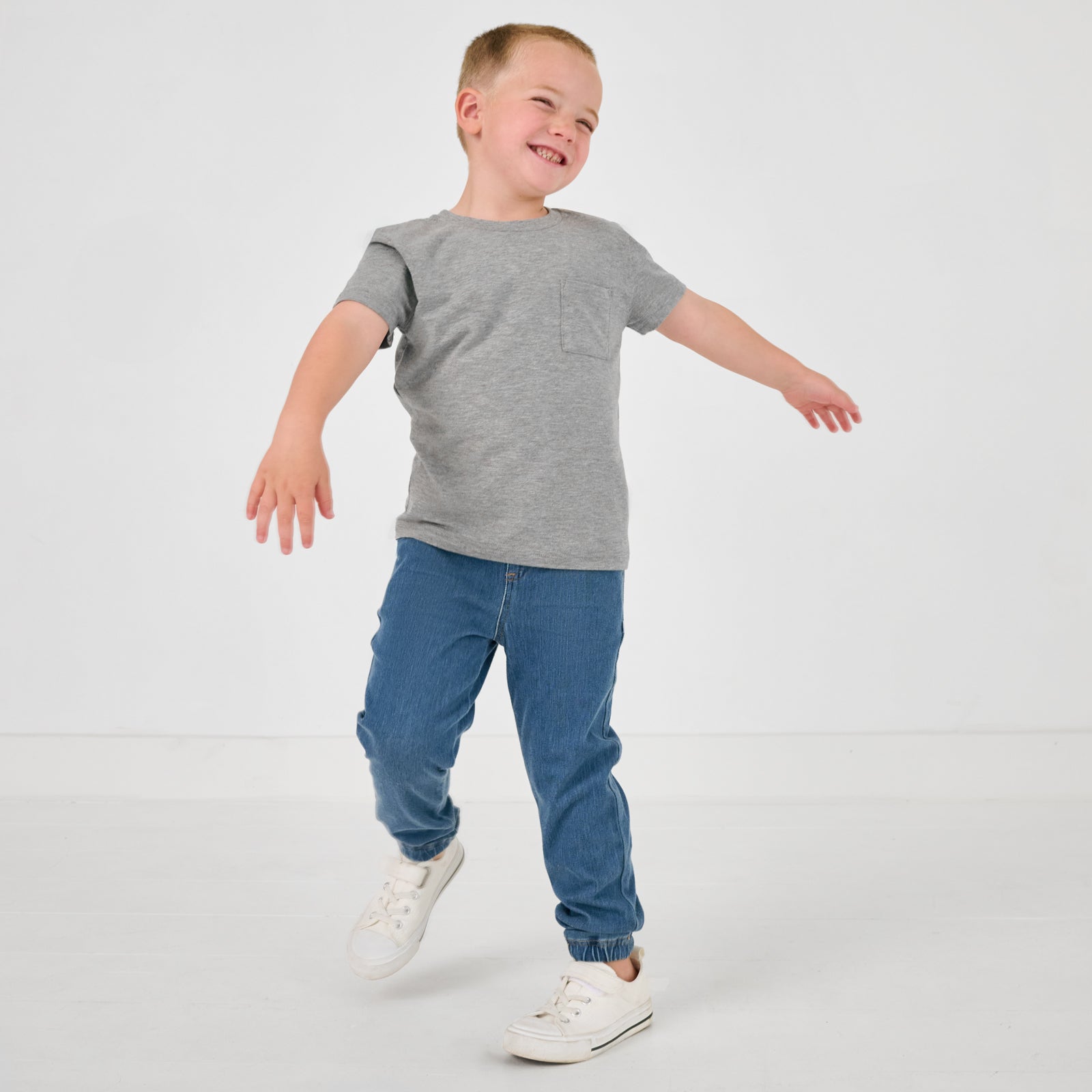 Midwash Blue Denim Jogger
