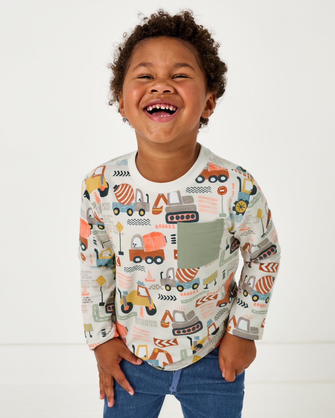 Mini Builders Relaxed Pocket Tee