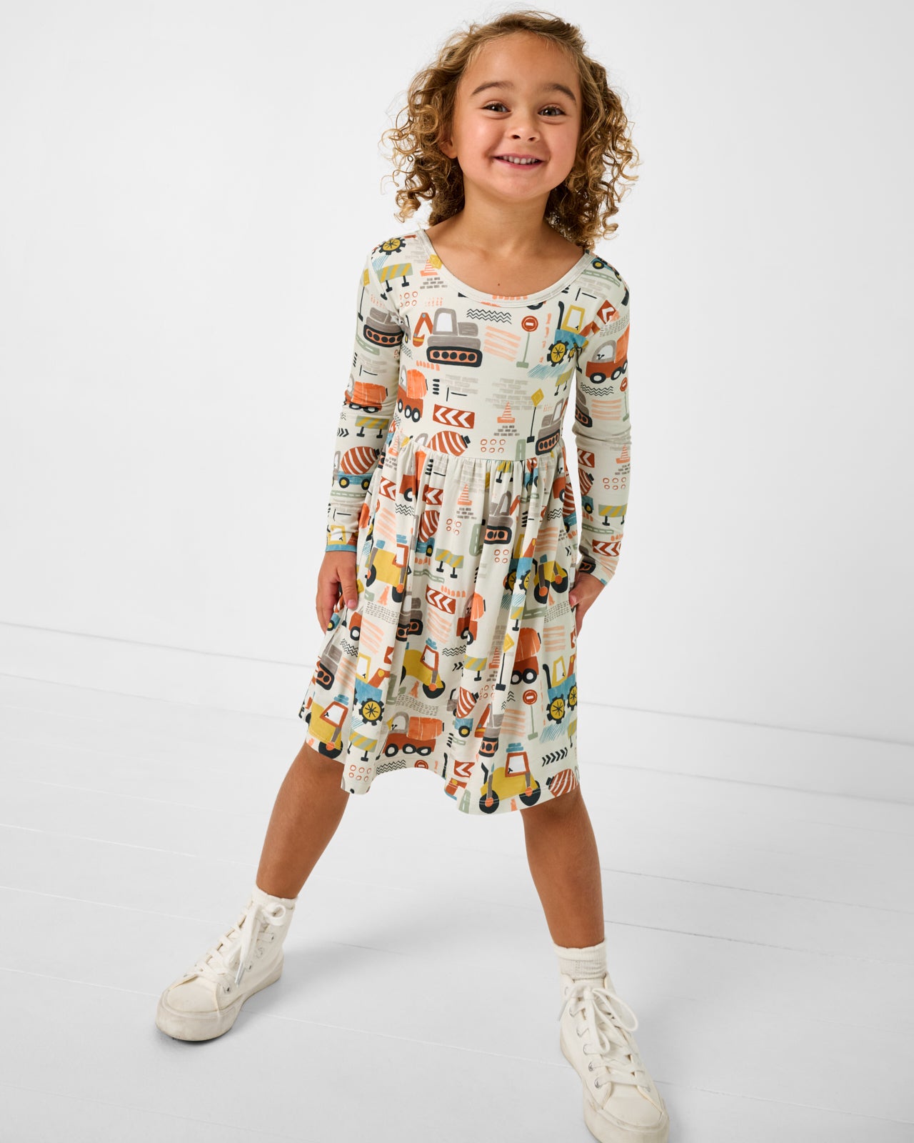Mini Builders Skater Dress