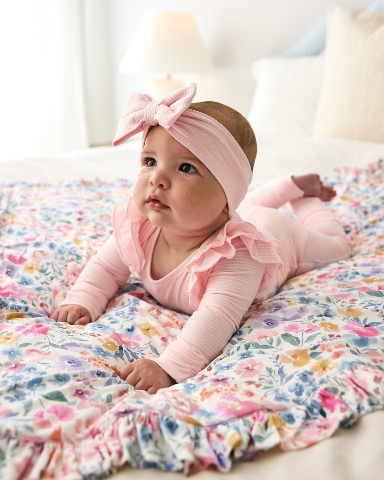 Tiny Blooms Ruffle Mini Cloud Blanket?