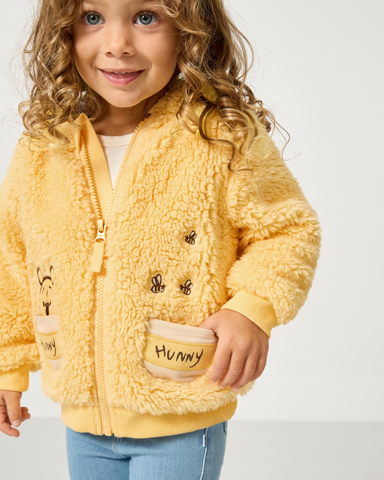 Disney Winnie the Pooh Sherpa Zip Hoodie - Image 2