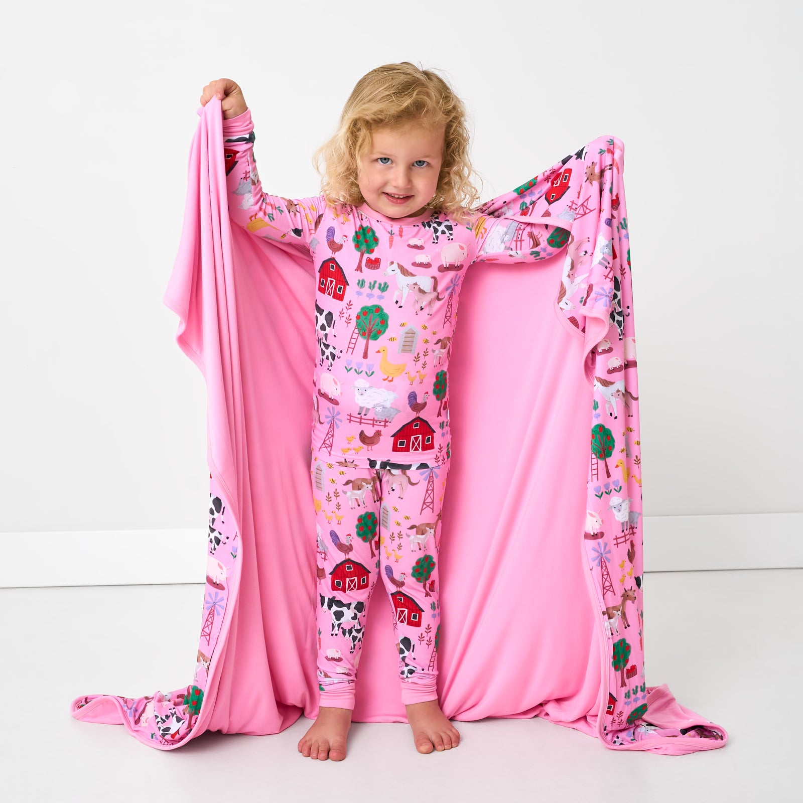Pink Farm Fam Large Cloud Blanket?? - Image 2