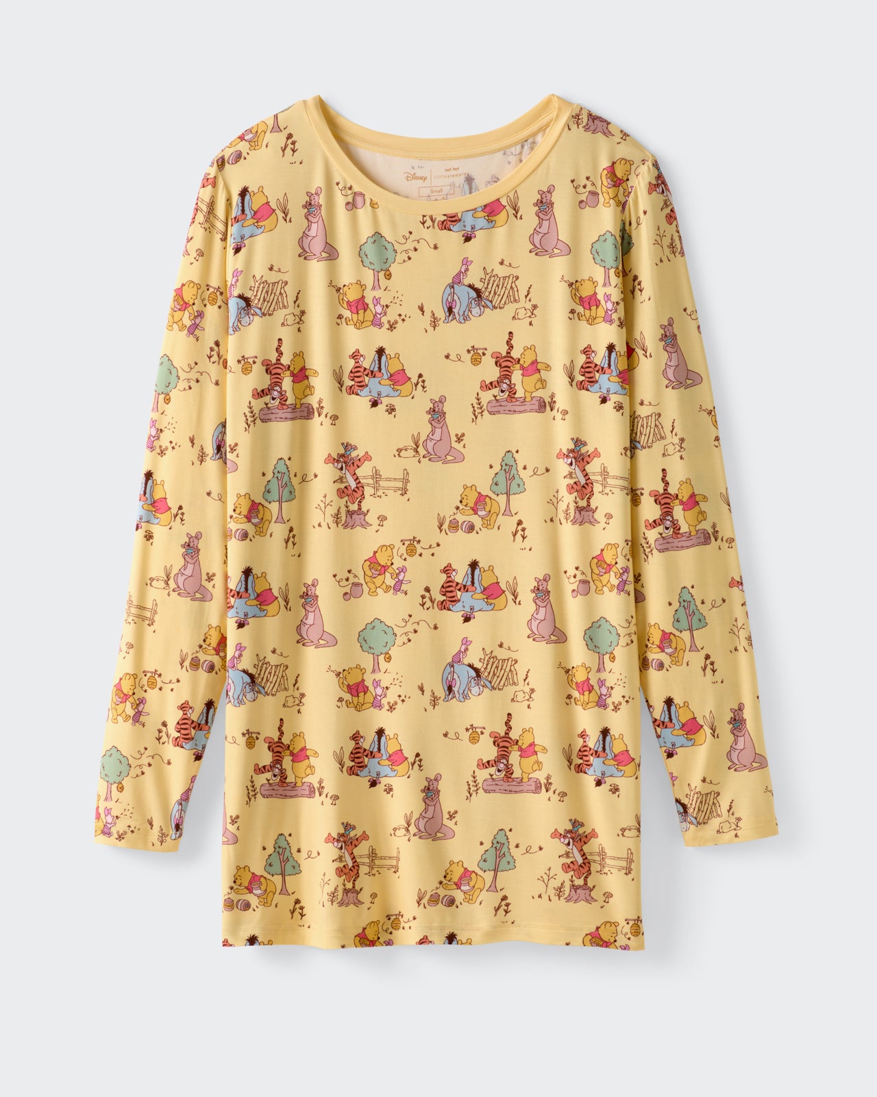 Disney Playtime With Pooh Men's Long Sleeve Pajama Top - Image 6
