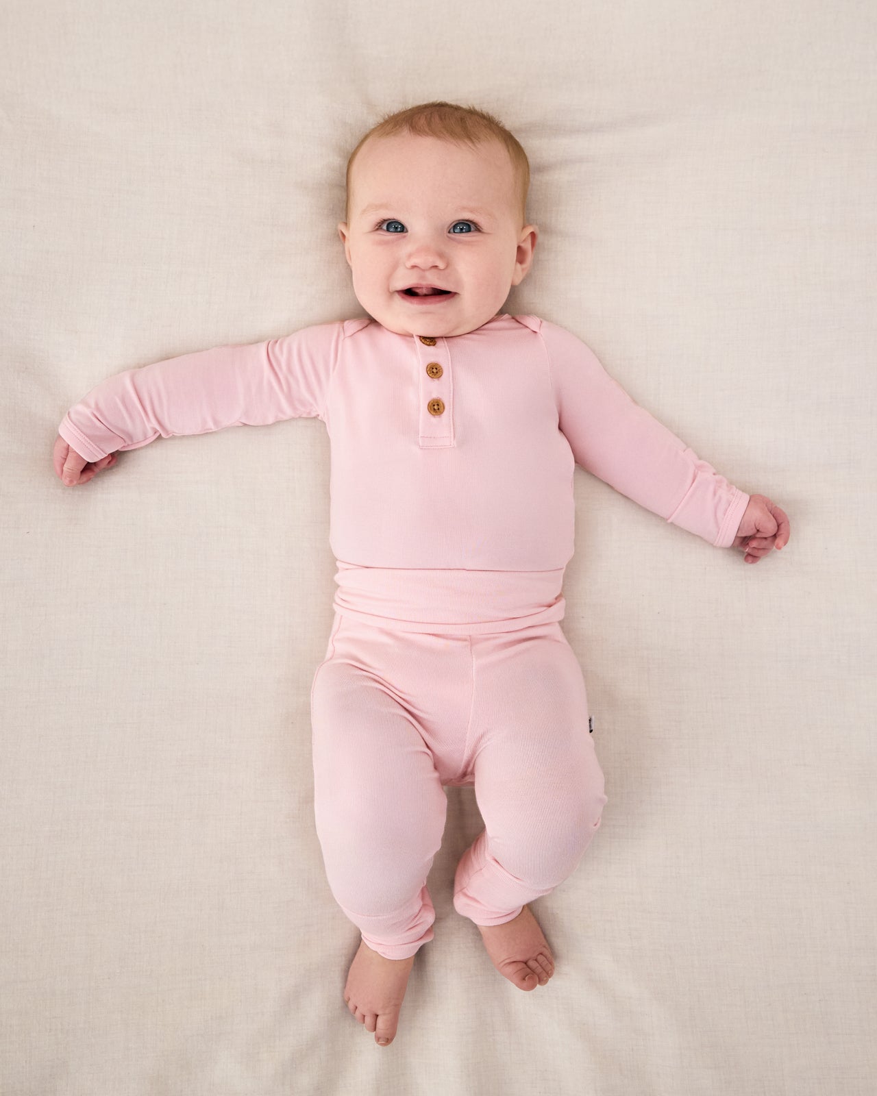 Prima Pink Fold Over Legging - Image 4