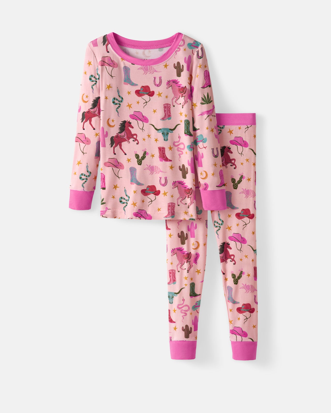 Pink Rancher Roundup Two-Piece Pajama Set - Image 6