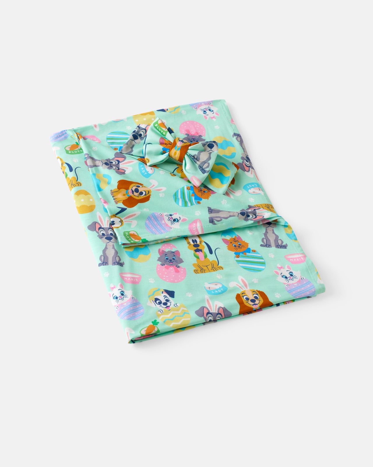 Disney Peekaboo Pets Swaddle & Luxe Bow Headband Set - Image 4