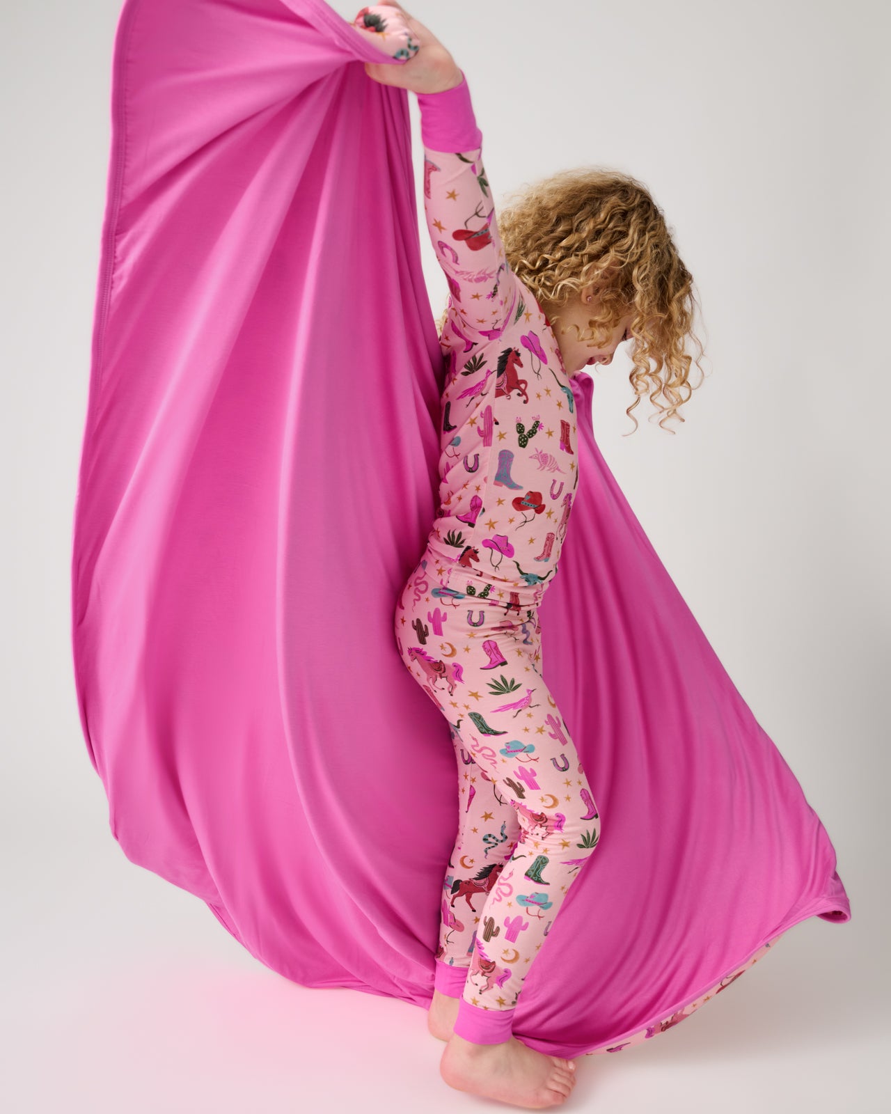 Pink Rancher Roundup Large Cloud Blanket® - Image 2