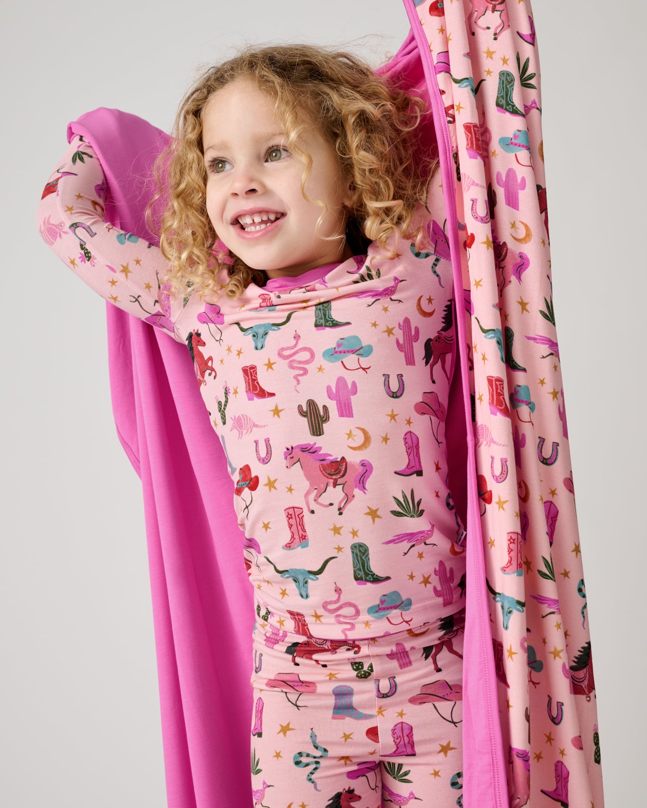 Pink Rancher Roundup Large Cloud Blanket® - Image 4