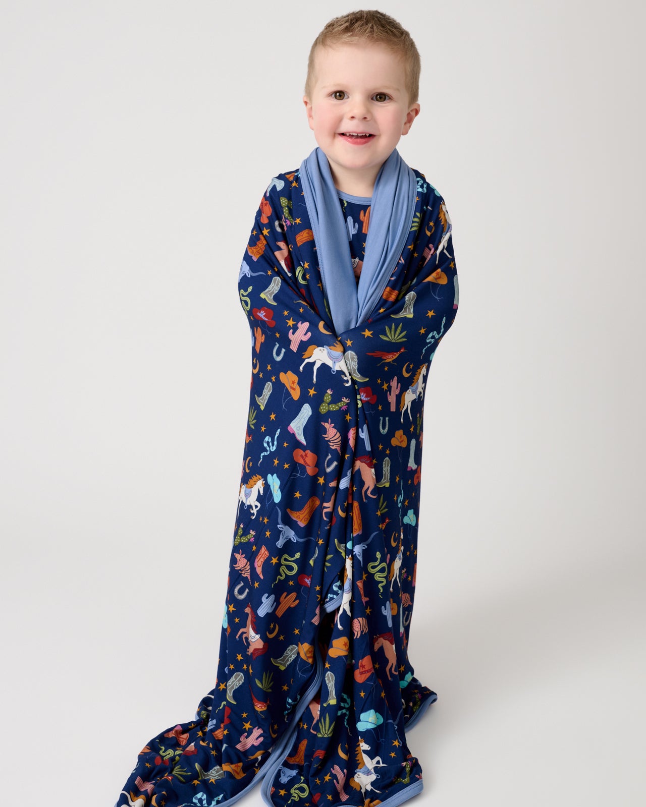 Blue Rancher Roundup Large Cloud Blanket®