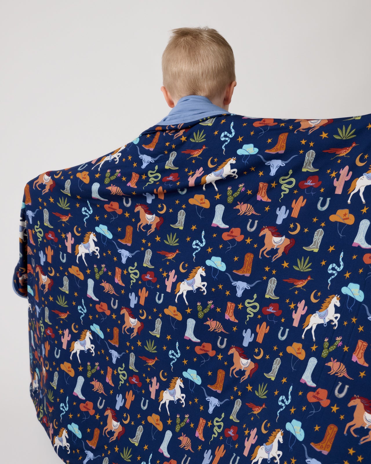 Blue Rancher Roundup Large Cloud Blanket® - Image 3