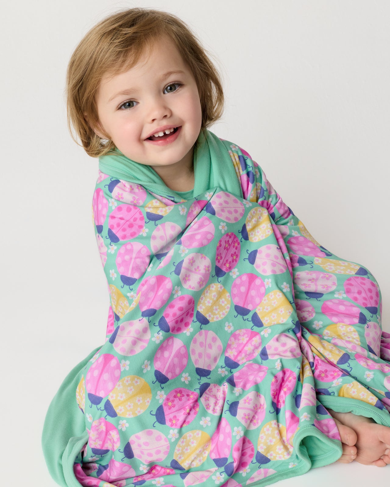 Ladybug Meadow Large Cloud Blanket® - Image 2