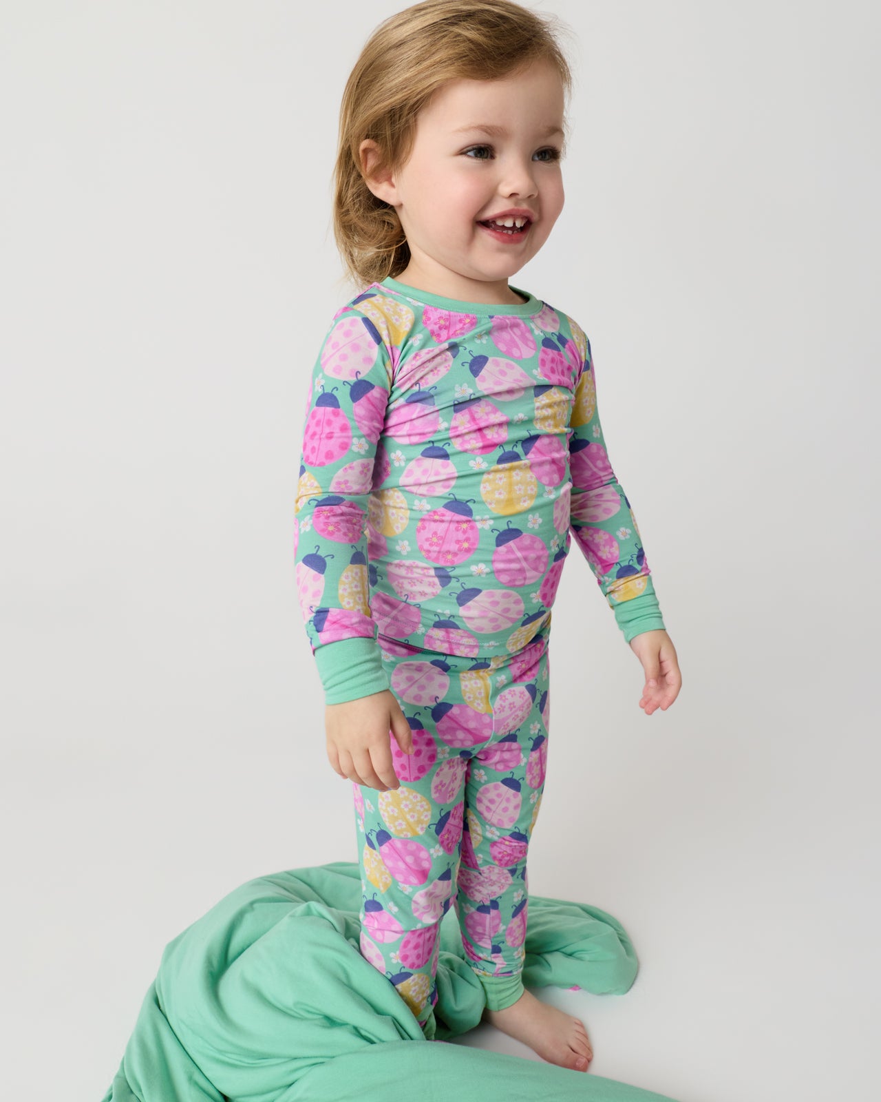 Ladybug Meadow Large Cloud Blanket® - Image 3