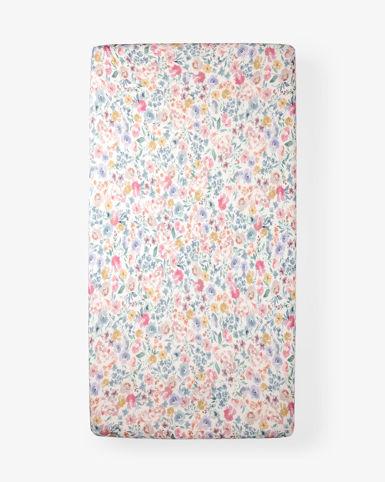 Tiny Blooms Fitted Mini Crib Sheet - Image 2