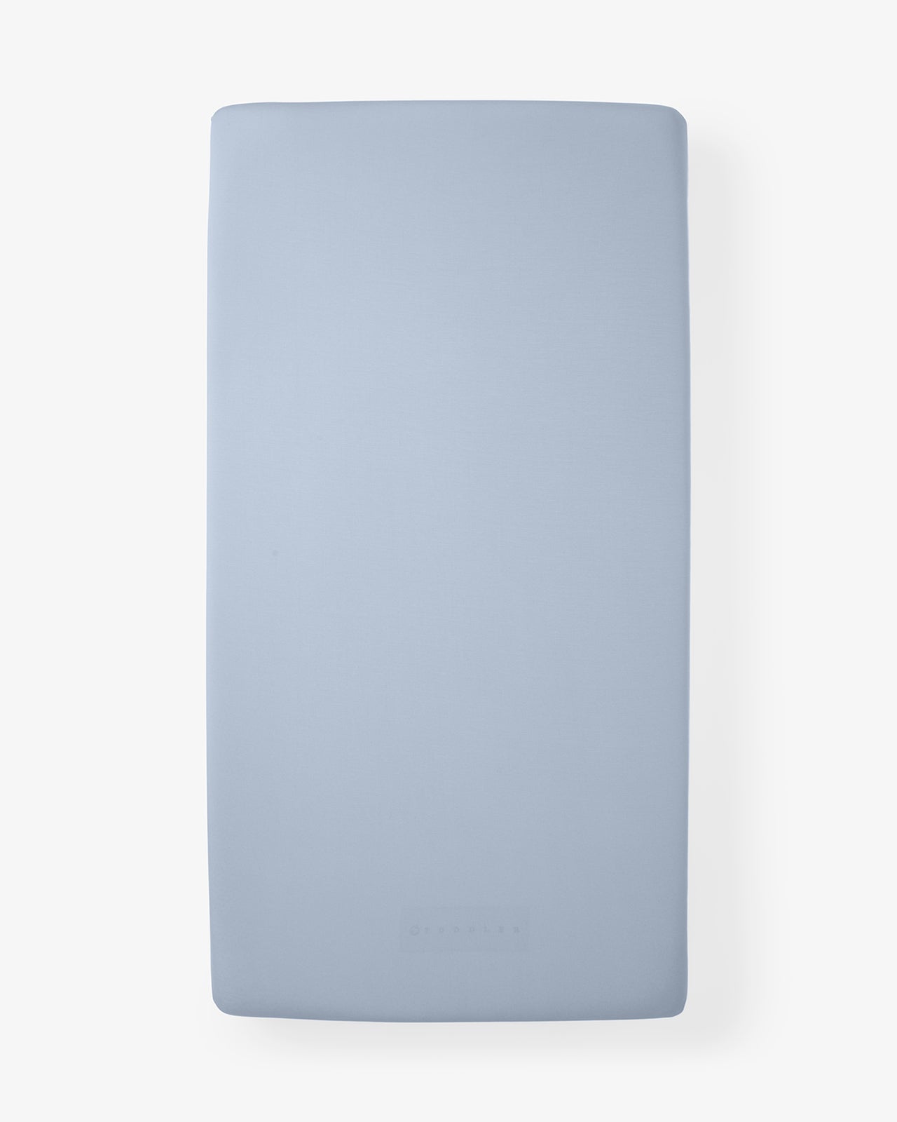 Light Fog Fitted Mini Crib Sheet - Image 2