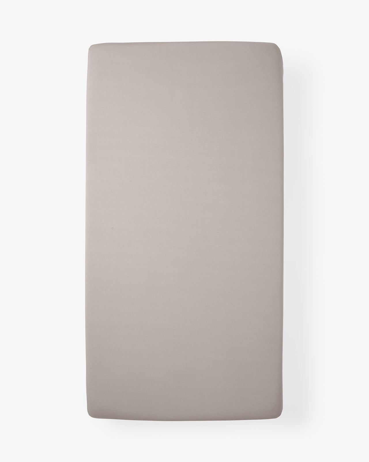 Dove Gray Fitted Mini Crib Sheet - Image 2