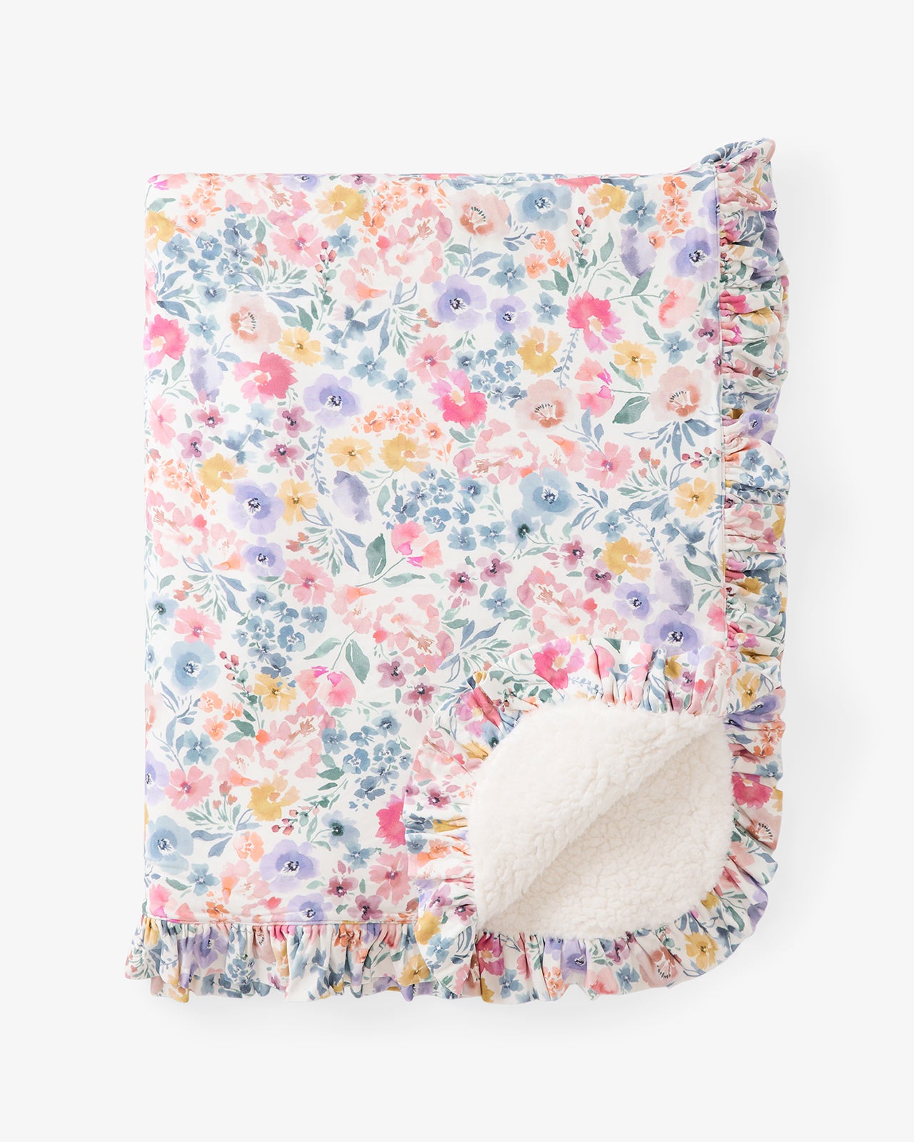 Tiny Blooms Ruffle Mini Cloud Blanket? - Image 2