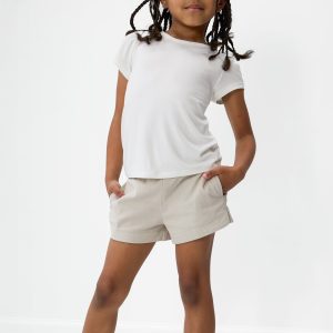 Sandstone Denim Shorts