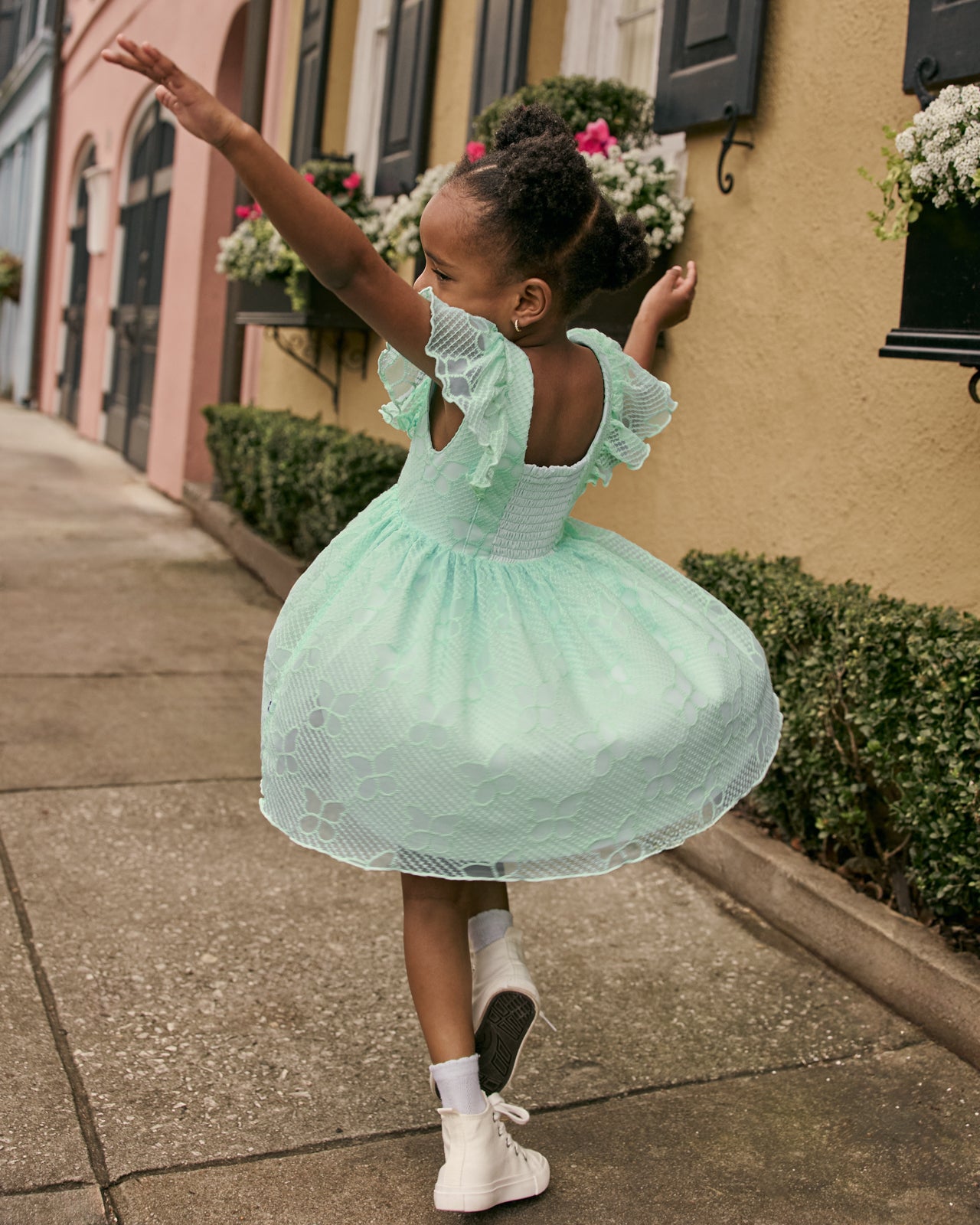 Butterfly Brook Smocked Flutter Dress - Image 2