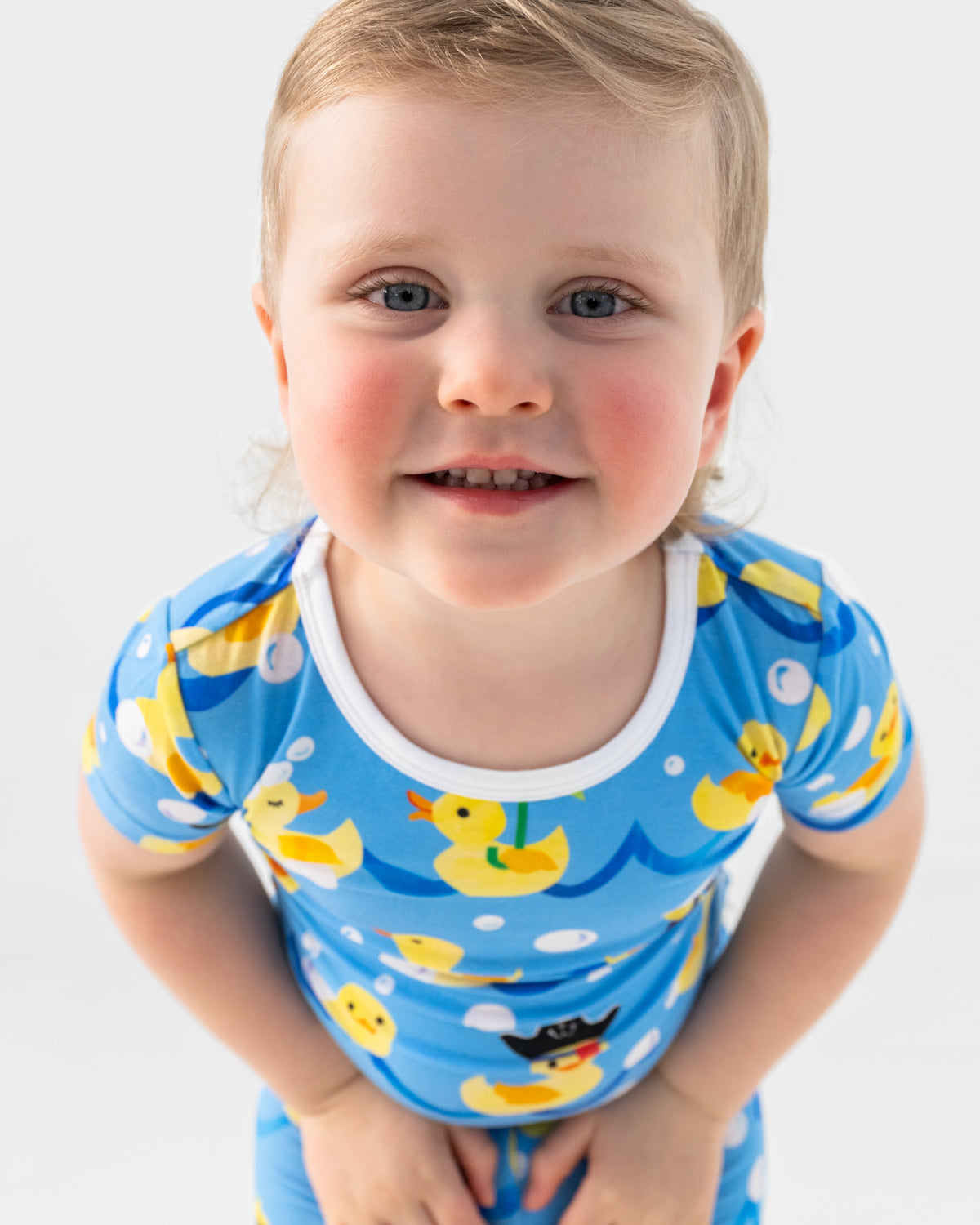 Splish Splash Two-Piece Short Sleeve & Shorts Pajama Set - Image 6