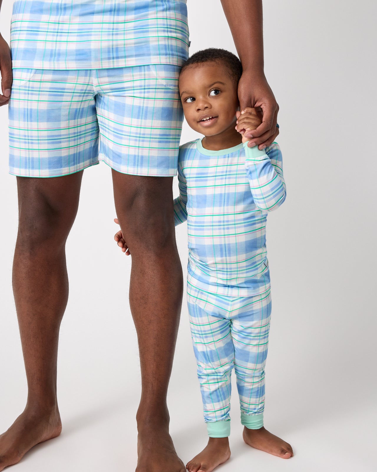 Springtime Plaid Two-Piece Pajama Set - Image 2