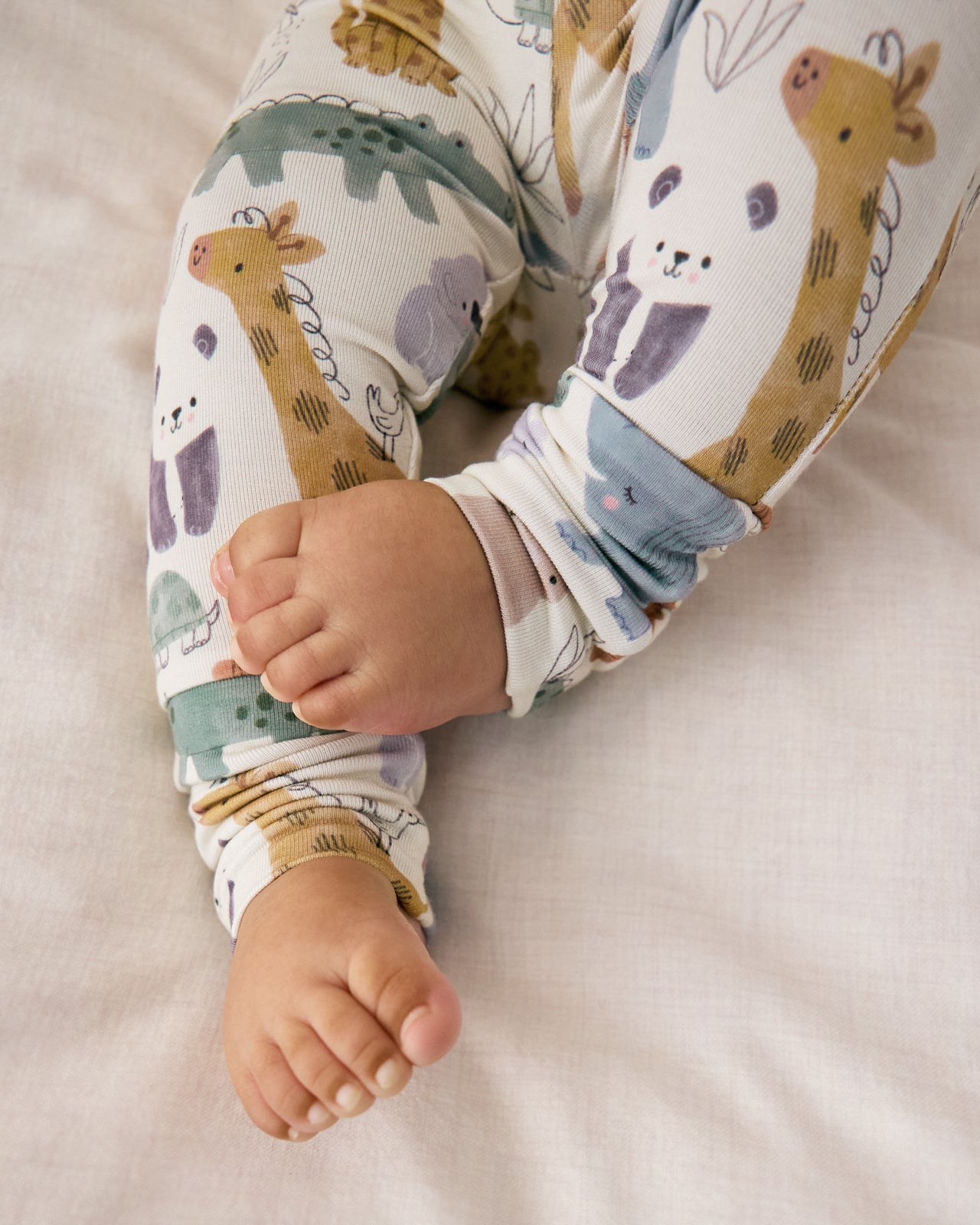 Sweet Safari Fold Over Legging - Image 4