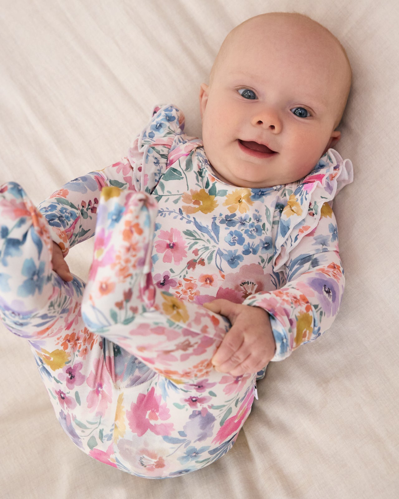 Tiny Blooms Flutter Bodysuit - Image 2