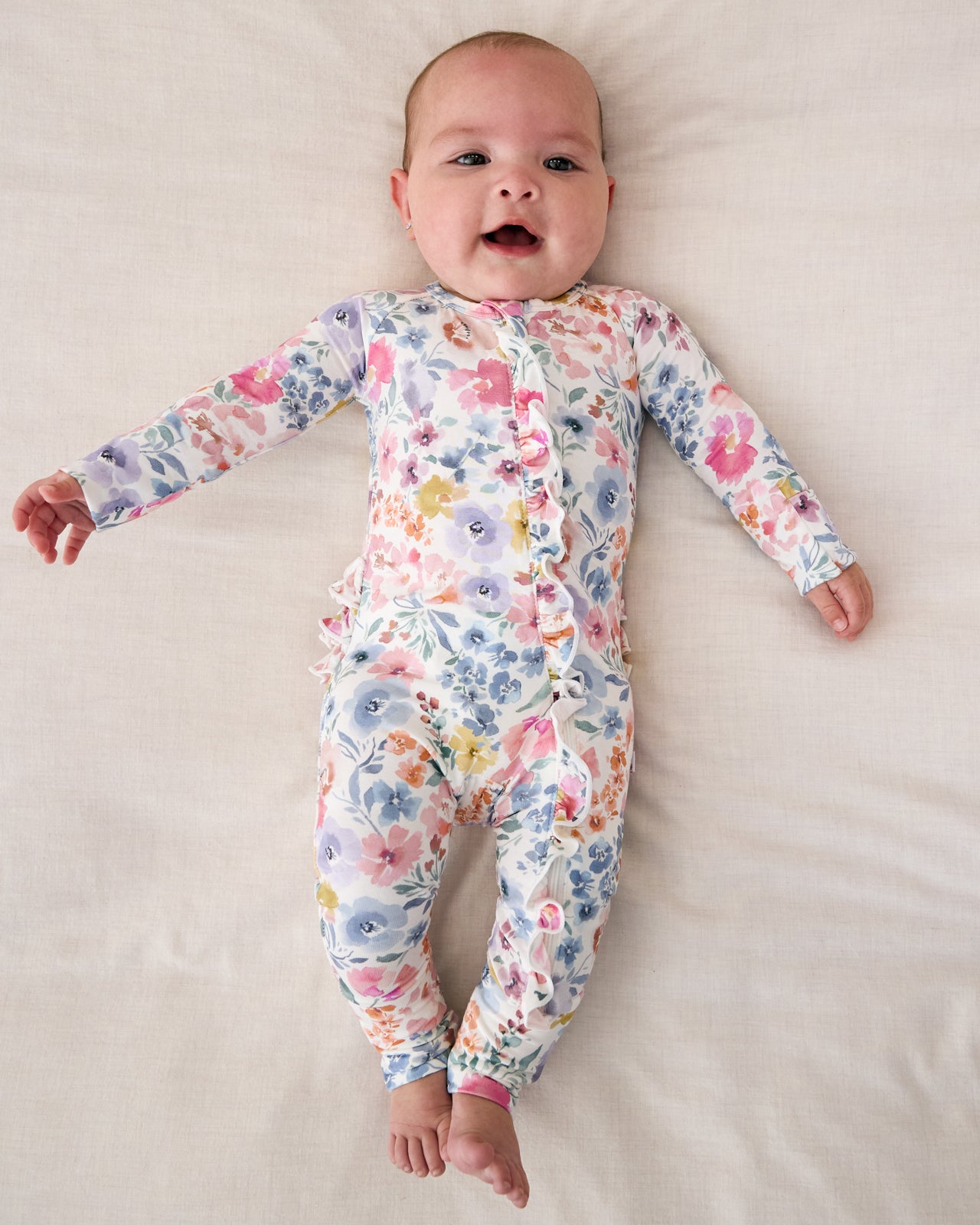Tiny Blooms Ruffle Zippy