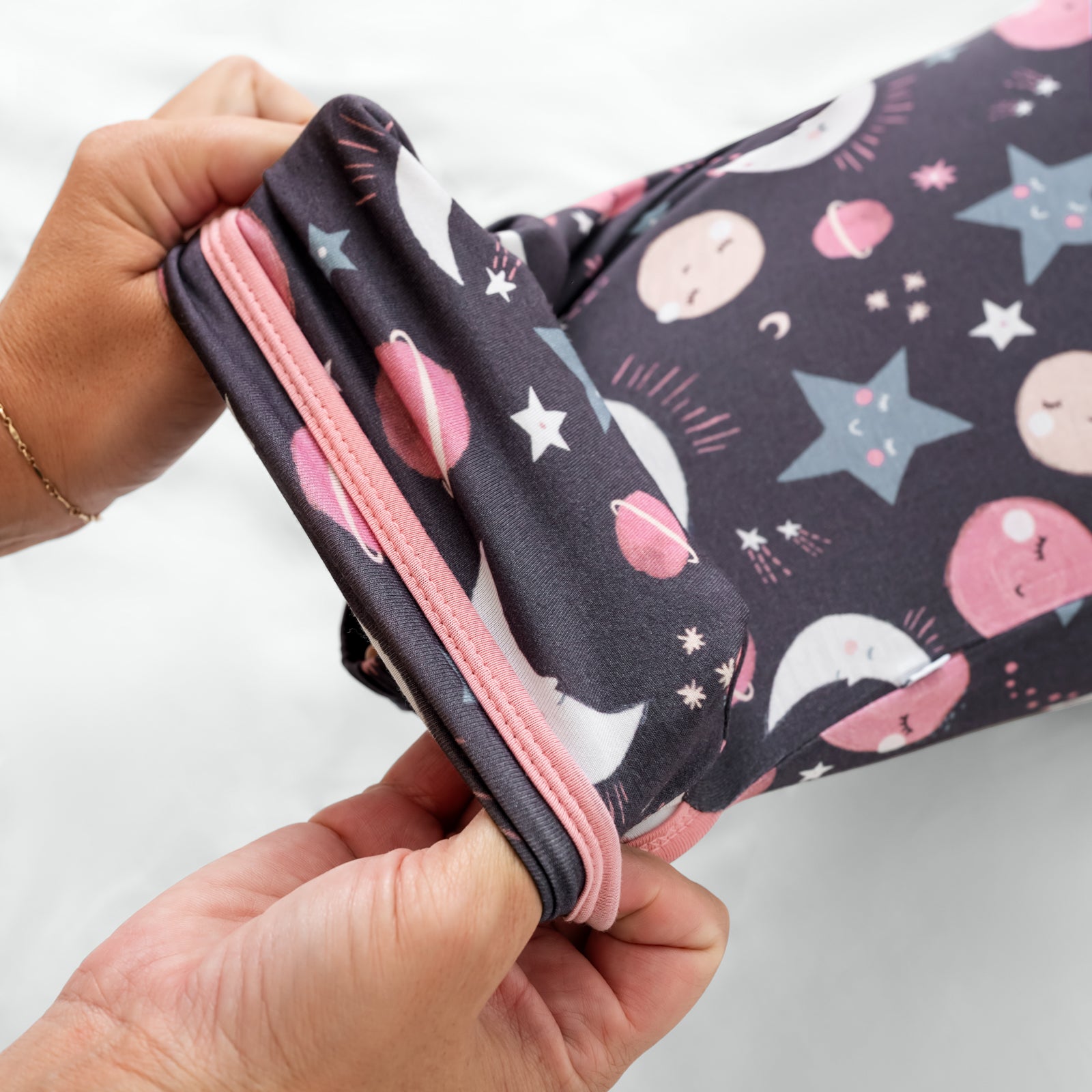 Pink To the Moon & Back Infant Gown - Image 2