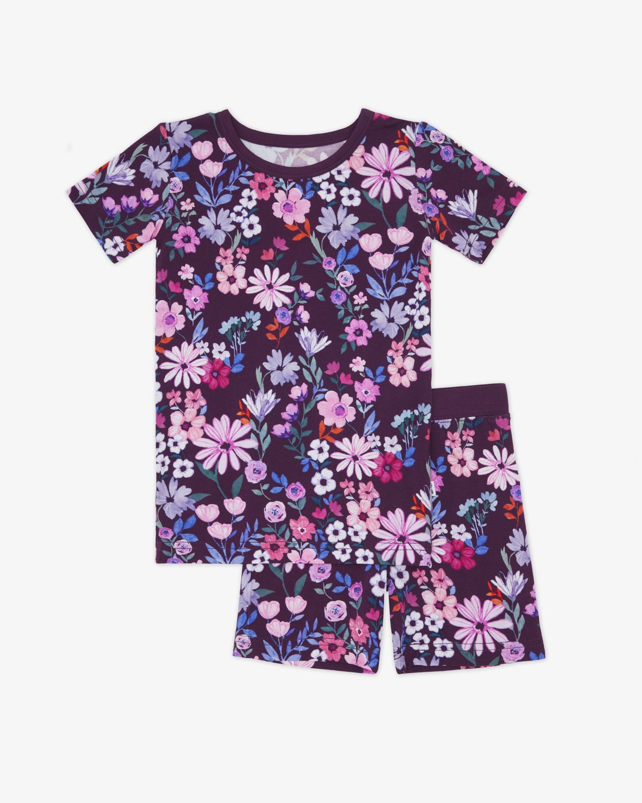 Violet Meadow Two-Piece Short Sleeve & Shorts Pajama Set - Image 4