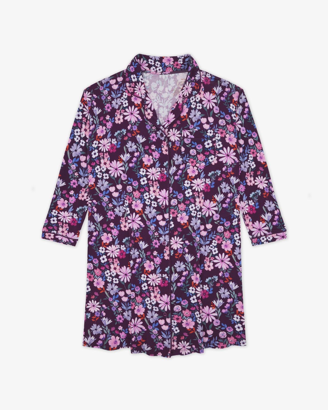 Violet Meadow Women's Long Sleeve Sleep Shirt - Image 4