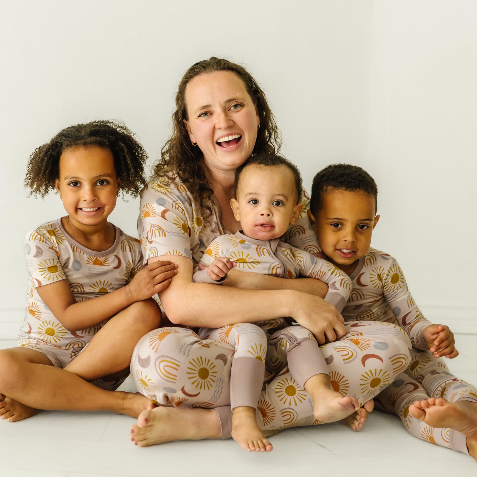 Desert Sunrise Women's Short Sleeve Pajama Top - Image 2