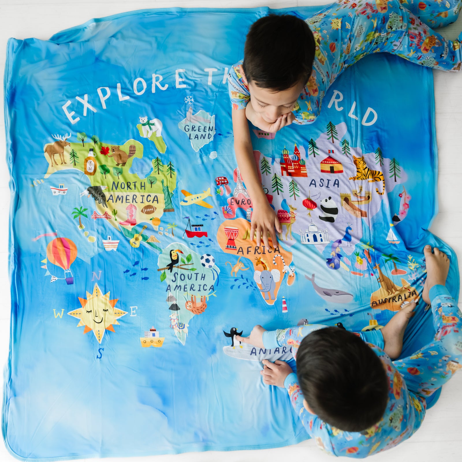 Around The World Large Cloud Blanket? - Image 2