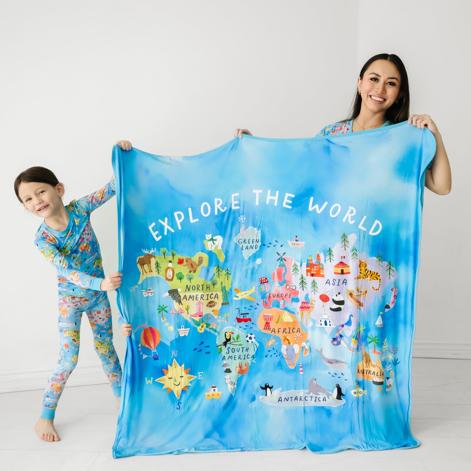 Around The World Large Cloud Blanket?