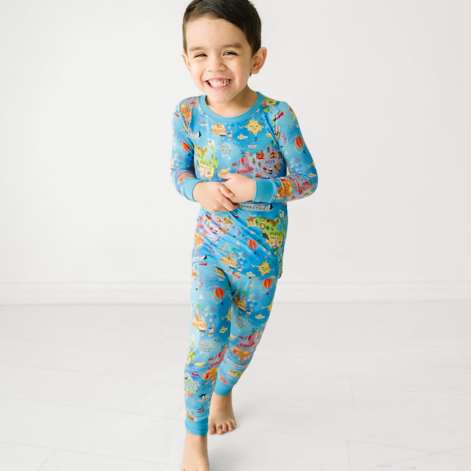 Around The World Two-Piece Pajama Set - Image 2