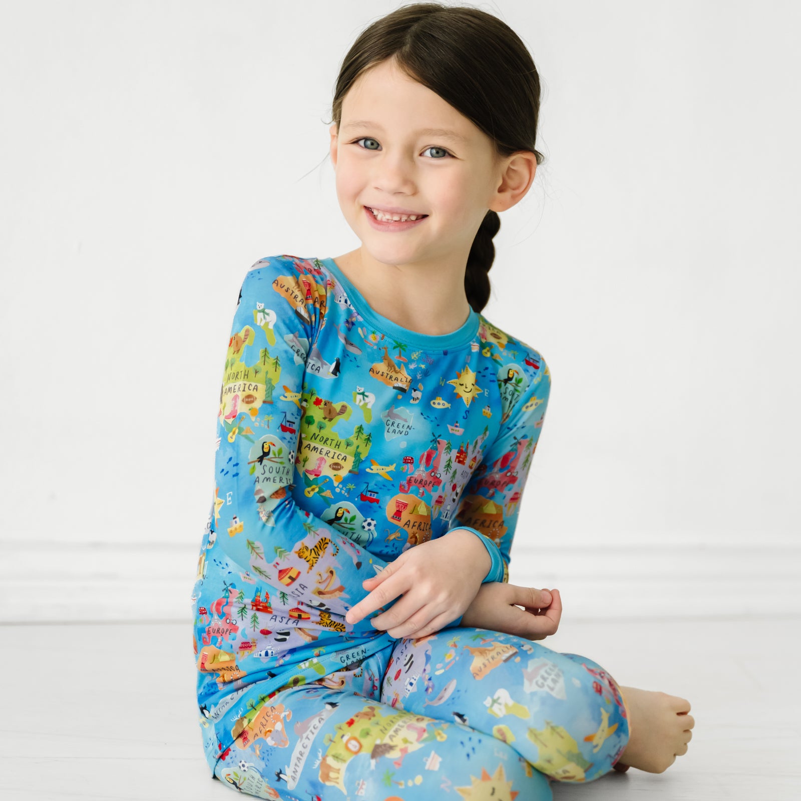 Around The World Two-Piece Pajama Set - Image 4