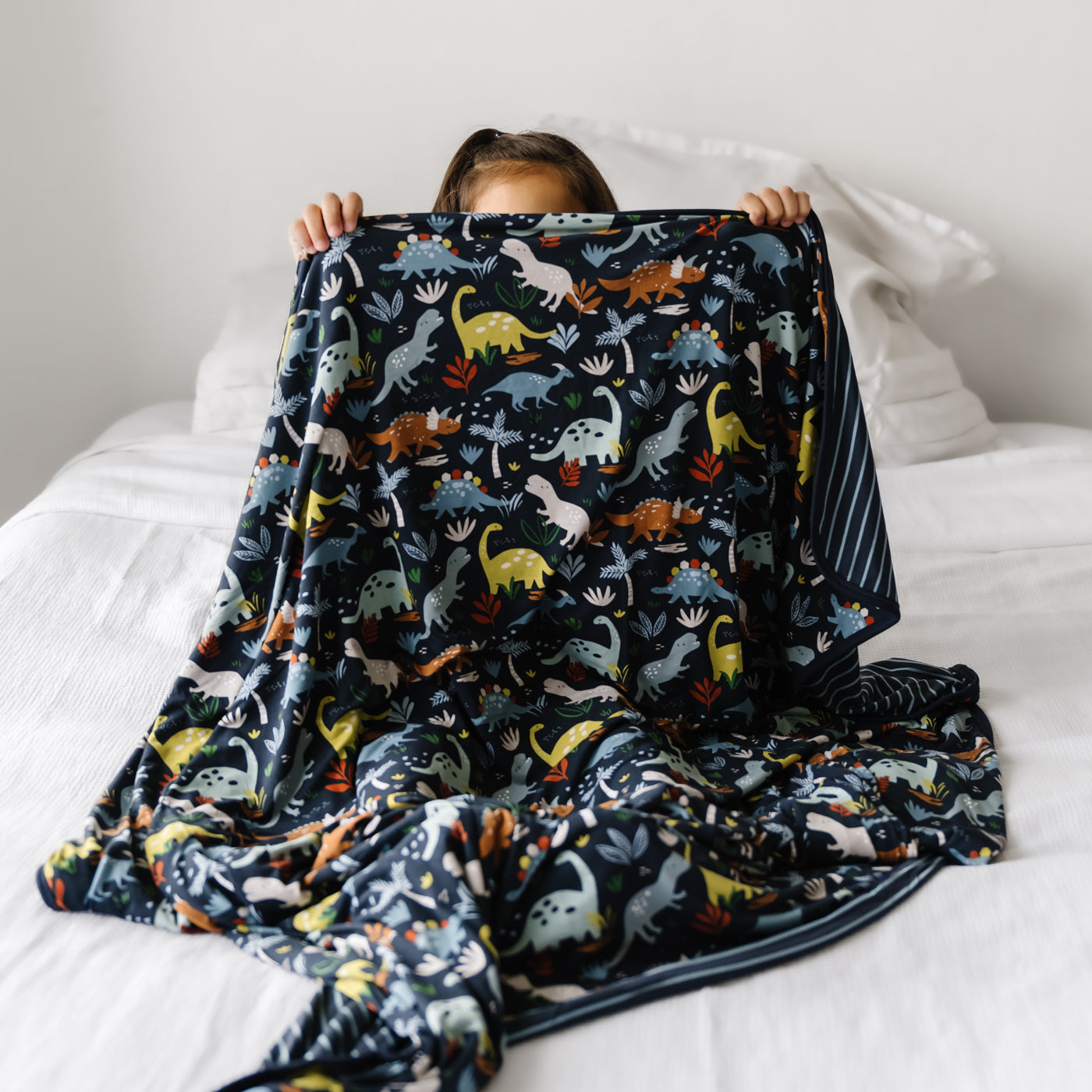 Navy Jurassic Jungle Large Cloud Blanket? - Image 4
