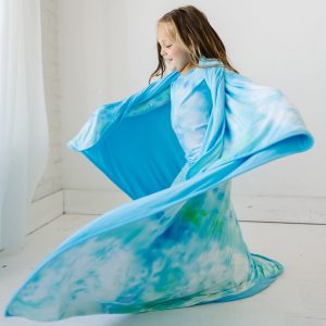 Tidepool Watercolor Large Cloud Blanket?