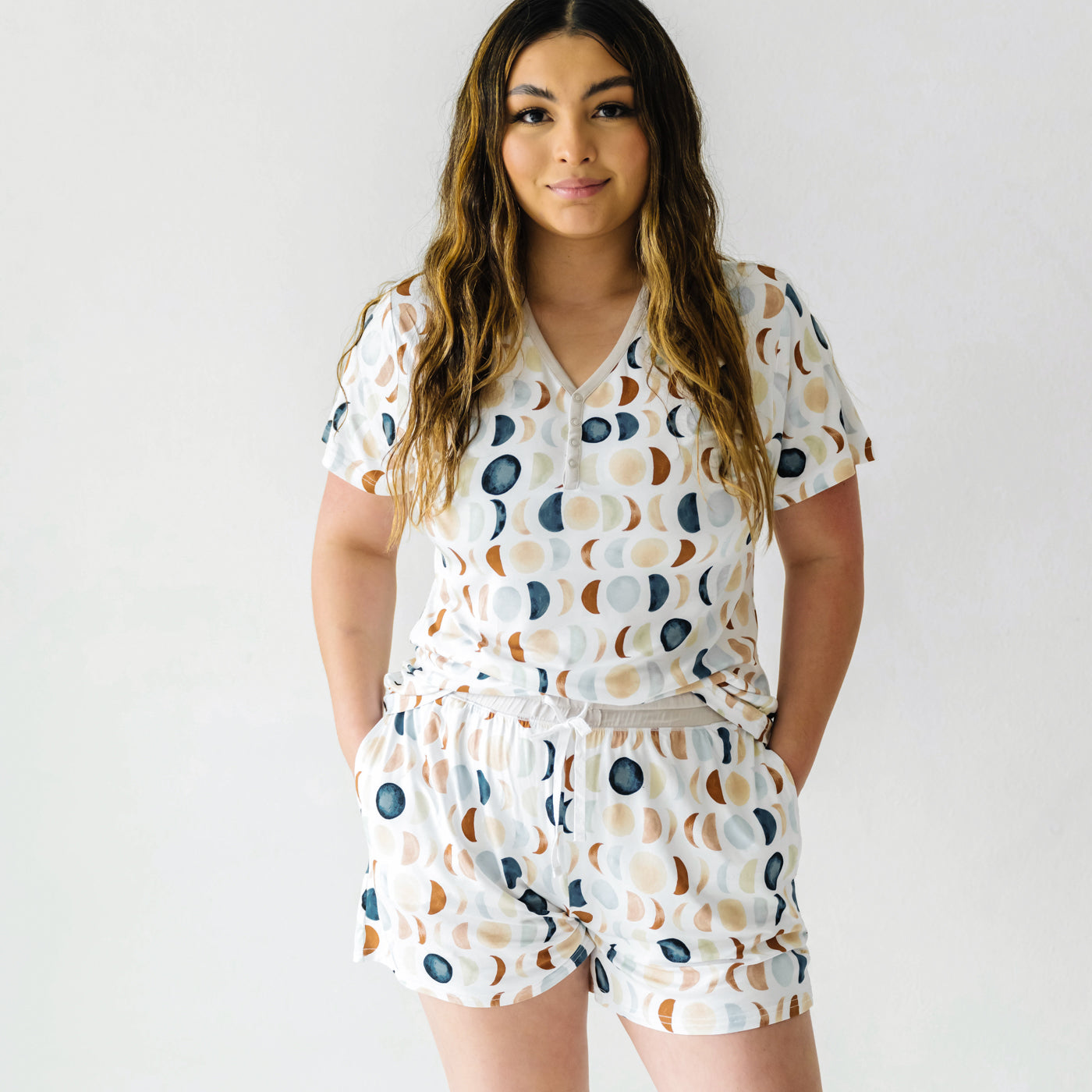Luna Neutral Women's Short Sleeve Pajama Top - Image 2