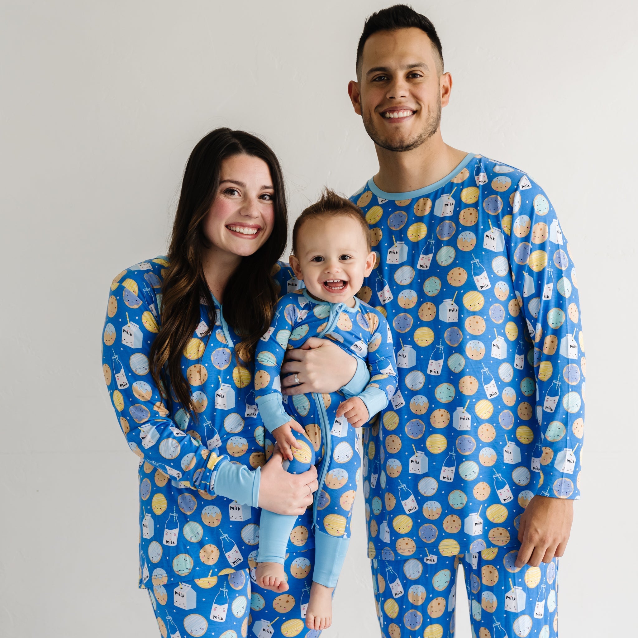 Blue Cookies & Milk Men's Pajama Top - Image 5
